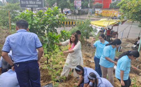 Greening the Future: City Montessori School’s Van Mahotsav Plantation Drive Shaheed Path Underpass, 4th July 2025