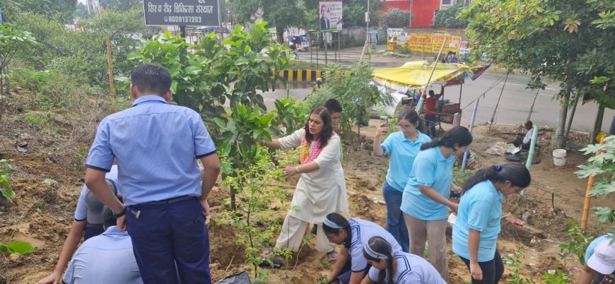 Greening the Future: City Montessori School’s Van Mahotsav Plantation Drive Shaheed Path Underpass, 4th July 2025