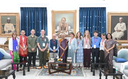 Young Minds, Global Bonds: US Student Delegation visits Raj Bhavan