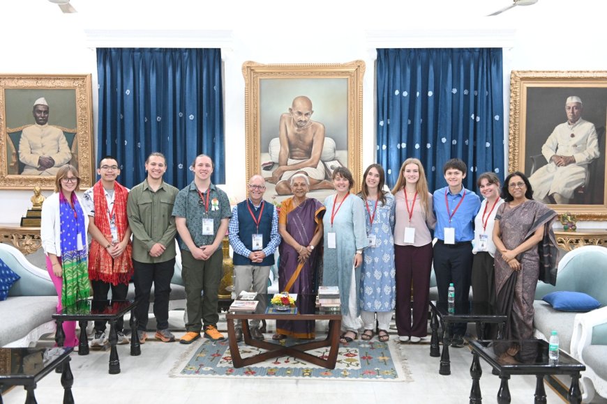 Young Minds, Global Bonds: US Student Delegation visits Raj Bhavan