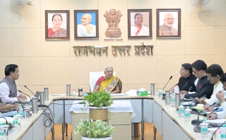 Governor Anandiben Patel Reviews Dr. A.P.J. Abdul Kalam Technical University and Technical Education Department