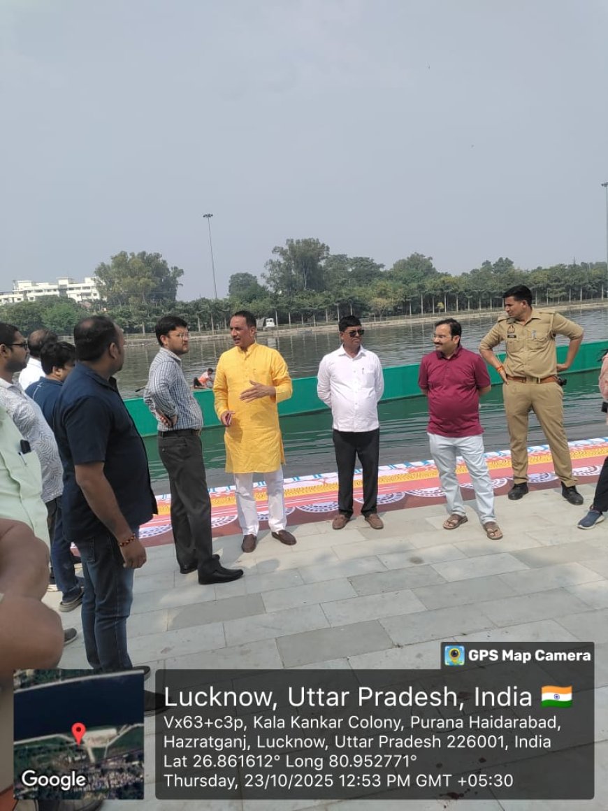 Lucknow Municipal Corporation Ensures Smooth Chhath Puja Celebrations