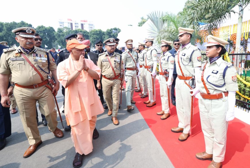 Uttar Pradesh Police Pays Tribute to Martyrs on Police Memorial Day
