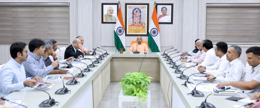 UP CM Directs Development of Airport, Railway Station, and Logistics Park in BIDA region