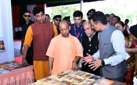 CM Yogi Adityanath Inaugurates Gorakhpur Book Festival, Pays Tribute to Eminent Writer Ramdarash Mishra