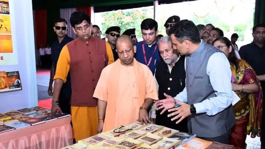 CM Yogi Adityanath Inaugurates Gorakhpur Book Festival, Pays Tribute to Eminent Writer Ramdarash Mishra