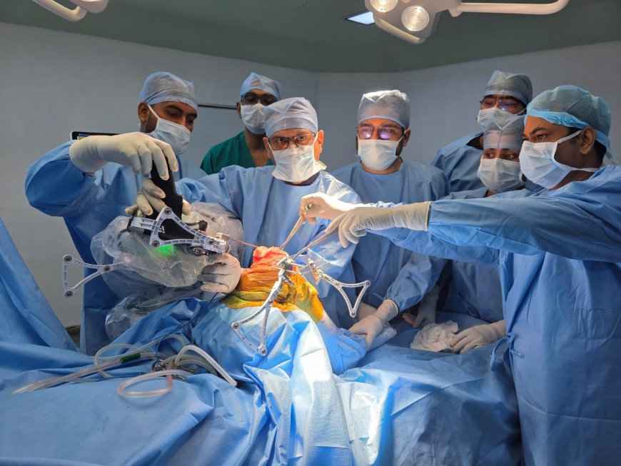 Vivekananda Hospital Performs Its First Robotic Knee Replacement Surgery