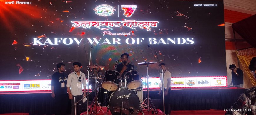 Uttarakhand Mahaparishad Hosts Electrifying ‘KAFOV War of Bands’ Event in Lucknow