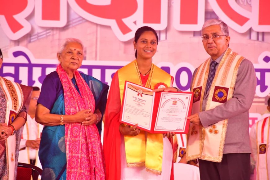 Governor Anandiben Patel Presides Over 9th Convocation Ceremony of Siddharth University, Kapilvastu, Siddharthnagar