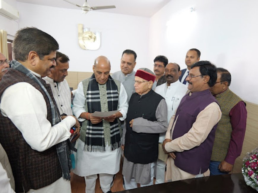 IPSF Delegation Meets Defence Minister Rajnath Singh, Raises Key Employee Concerns