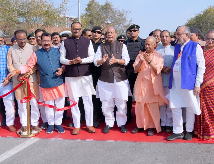 The Yogi Government has made Lucknow a world-class city: Rajnath Singh