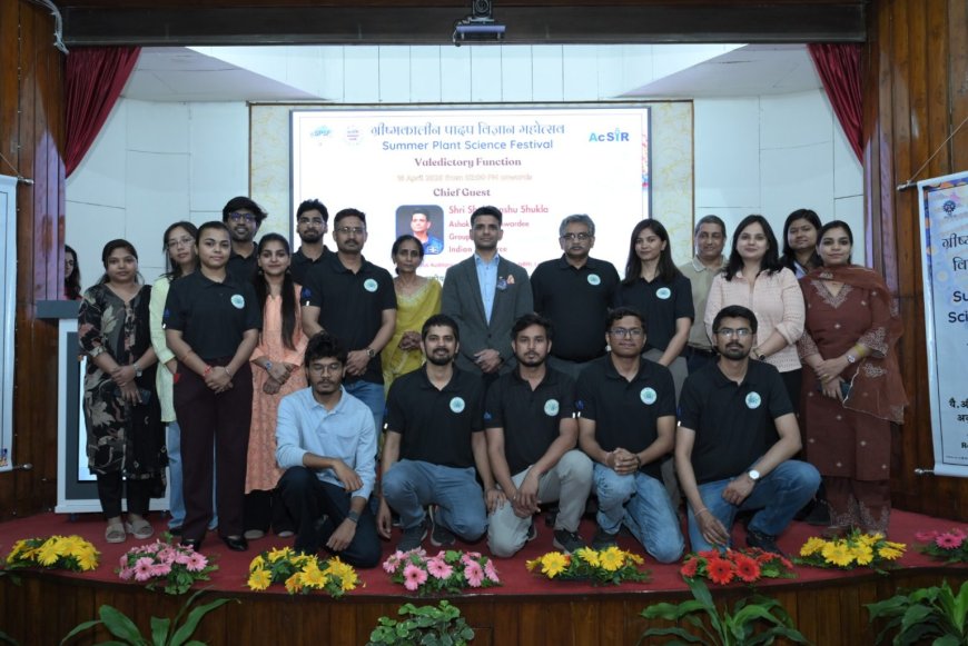 Captain Shubhanshu Shukla calls for Big Dreams at Plant Science Fest