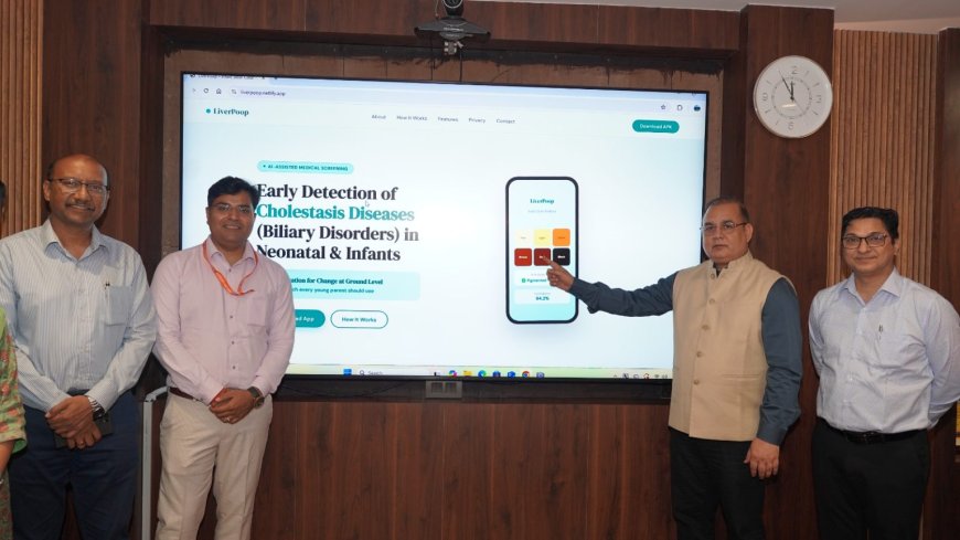AI Lifeline for Newborns: India Unveils ‘LiverPoop’ App