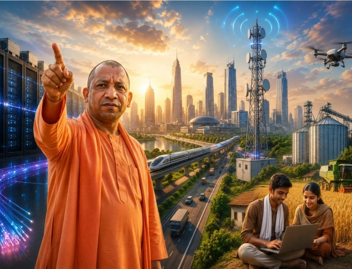 UP’s 2040 Vision: AI Economy, Rural Internet, and Industrial Boom