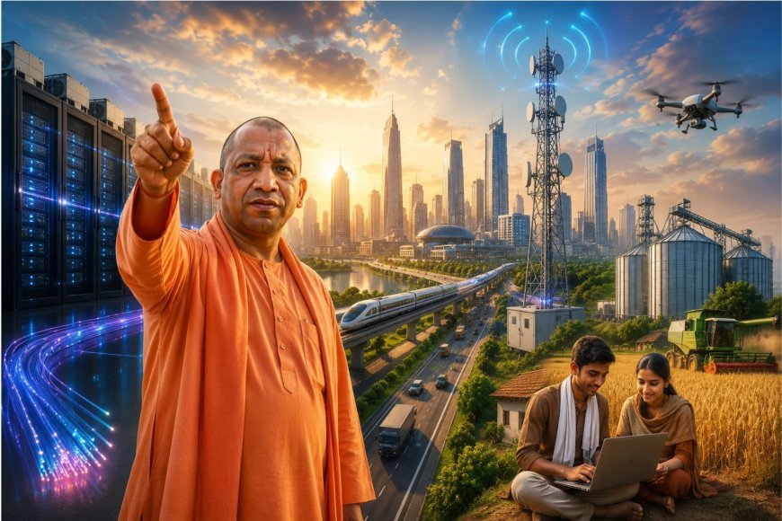 UP’s 2040 Vision: AI Economy, Rural Internet, and Industrial Boom