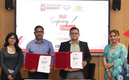 Chandigarh University Uttar Pradesh Signs MoU with Kiran Foundation 