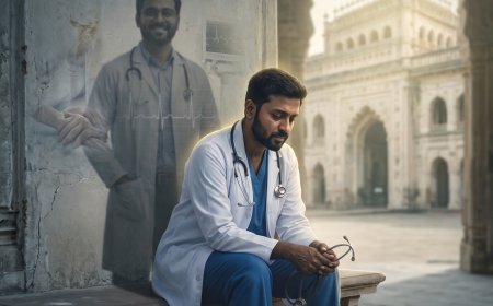 The unspoken trials of a doctor’s life, between duty, death, and the desire to breathe