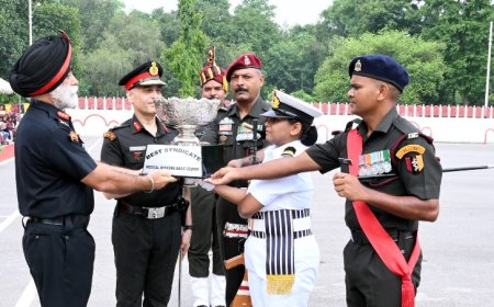 Parade Marks Culmination of Medical Officers Basic Course in Lucknow