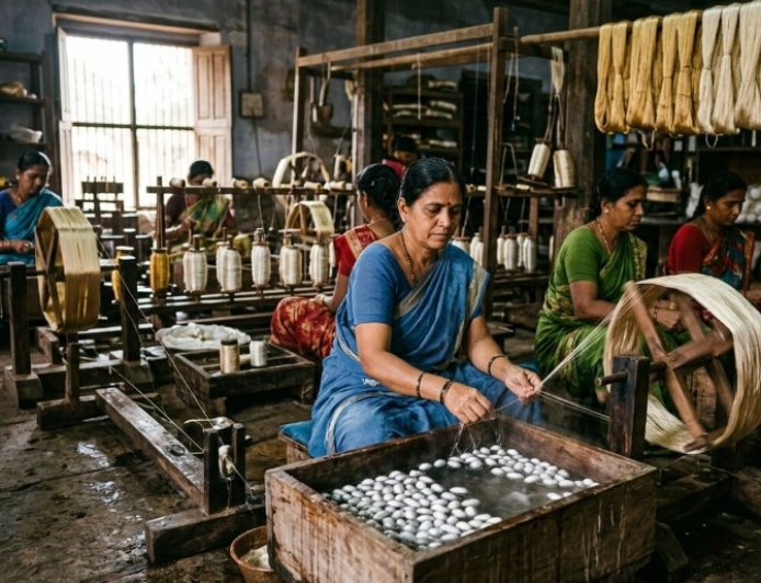 Silk sector emerging as a strong foundation for self-reliance and employment under the Yogi government