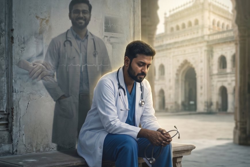 The unspoken trials of a doctor’s life, between duty, death, and the desire to breathe