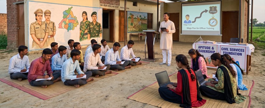 Yogi government's mega plan to turn talented village youth into officers