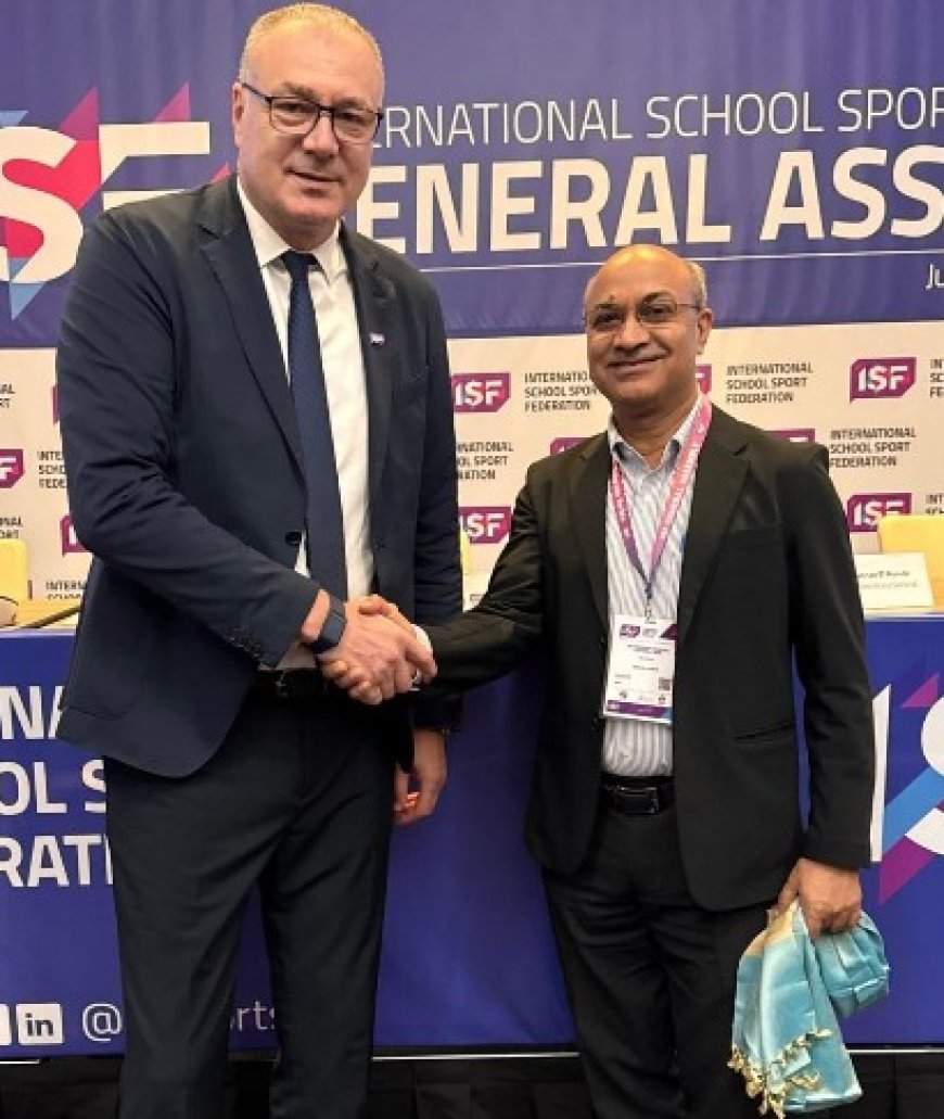 India Secures Major Role in Global School Sports as SGFI President Deepak Kumar Elected to ISSF Executive Board