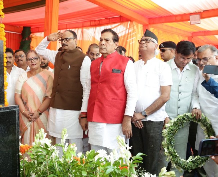 Tribute paid to immortal martyrs on Kargil Vijay Diwas, families of martyrs and Veer Naris honored